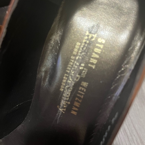 Stuart Weitzman for Russell Bremley Bond Street London, Size 7.5, Brown Heel - Picture 13 of 16